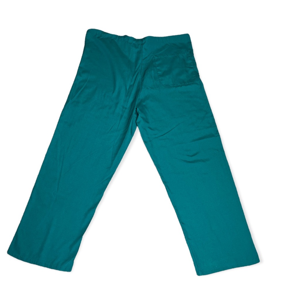 Apple Life Drawstring Scrub Pants Green Size Small - Picture 2 of 3
